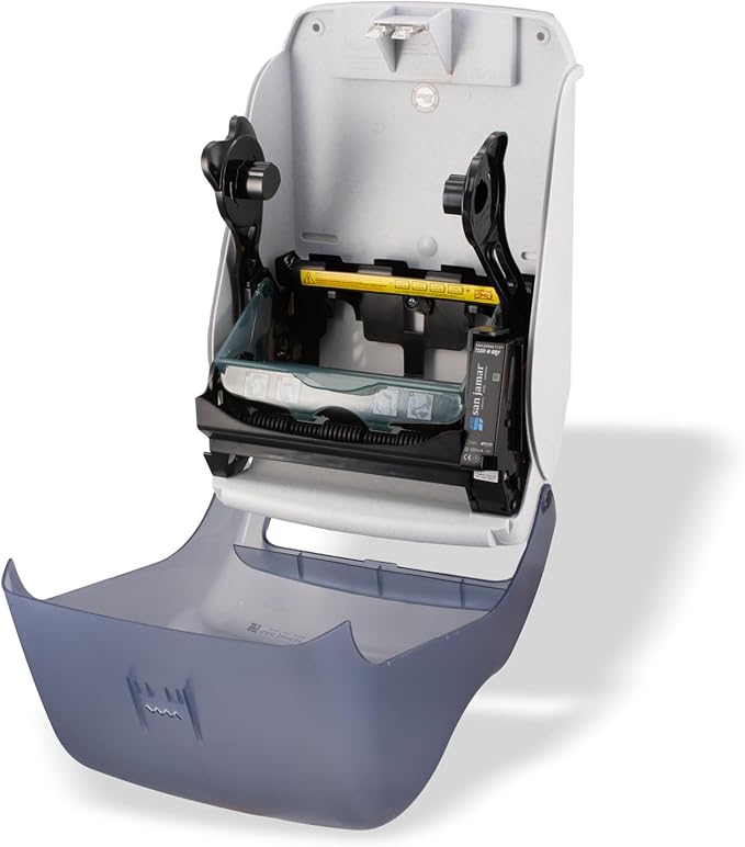 San Jamar Classic Element Paper Towel Dispenser Fits All Core Sizes with Lever for Bathroom, Kitchens, and Restaurants, Plastic, 8.5 x 12.5 x 12.75 Inches, Arctic Blue - Image 6