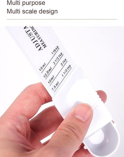 Adjustable Measuring Spoon with 5 Scales in One,1tsp, 1 1/2tsp, 2tsp, 2 1/2tsp, and 1 tbsp,Kitchen Measurements for Baking Cooking - Image 4