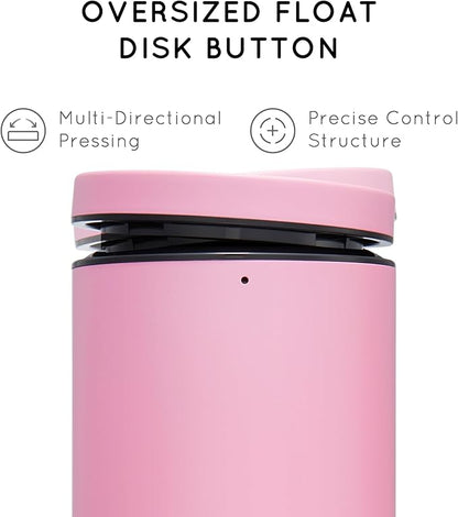 Flendy Electric Salt and Pepper Grinder Set Rechargeable, Automatic Salt and Pepper Grinder Set with Oversized Top Button, Stainless Steel Electric Salt and Pepper Shakers Set