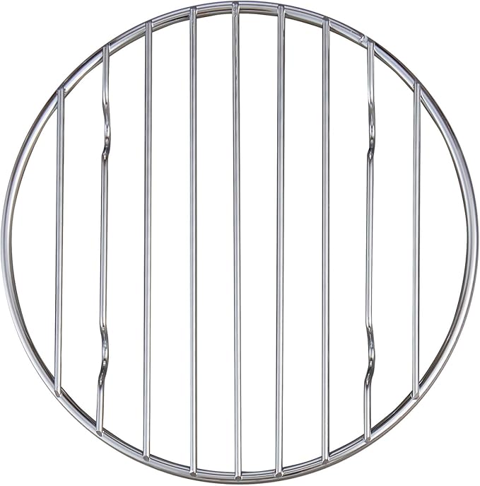 Mrs. Anderson's Baking Professional Round Cooling Rack, Heavy Duty Steel, 6 x 6 x 0.5-Inches