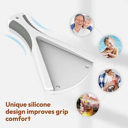 Jar Opener for Seniors, Ideal Bottle Opener, Easy Grip Jar Opener & Under Cabinet Car Opener Effortless to Unscrew Any-Sized Lid, Essential Kitchen Gadgets for Weak Hands or Arthritis - Image 6