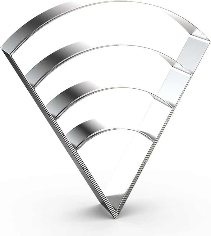 Pizza Slice Cookie Cutter Set Large - 5 Inch, 4 Inch, 3 Inch, 2 Inch - Geometric One-eighth Circle Candy Corn Geometric Cookie Cutters Shapes Molds - Stainless Steel