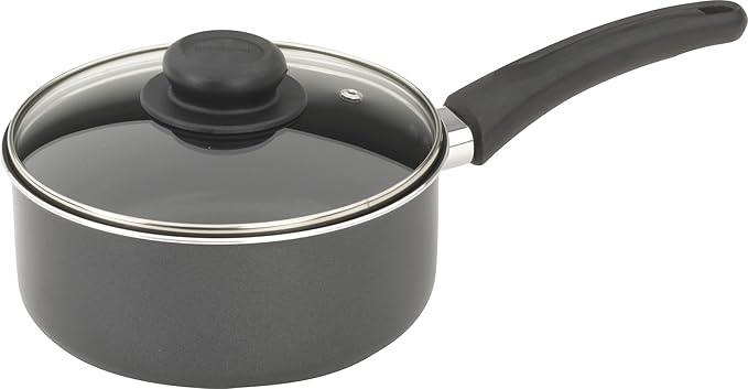 GoodCook Everyday Nonstick Sauce Pan w/Lid, 2 Quart, Black - Image 4