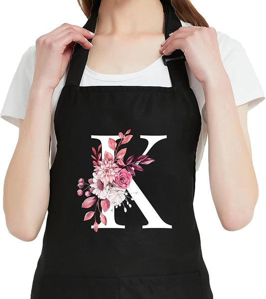 Personalized Aprons for Women with Pockets, Cute Aprons for Women Chef Baking, Cooking Gifts for Mom Birthday