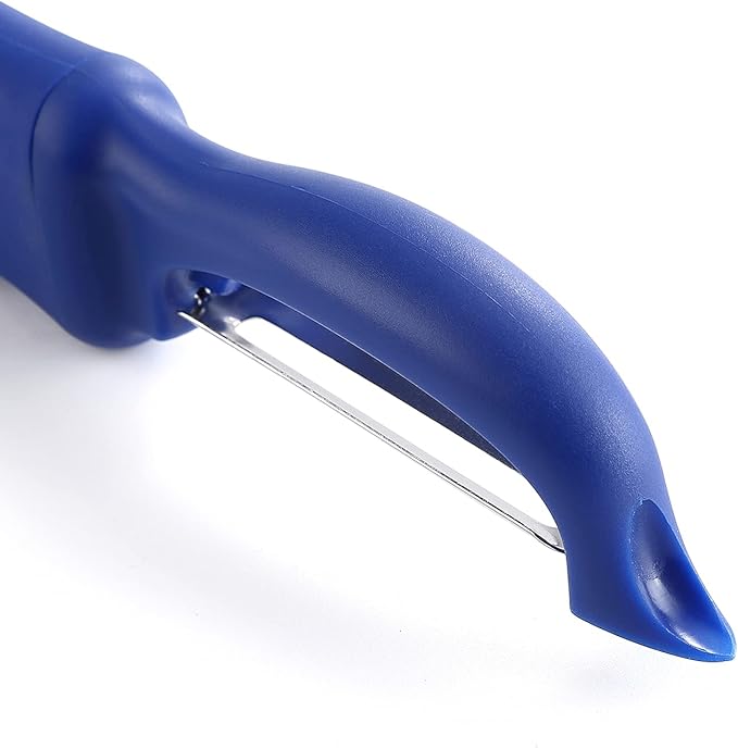 Spring Chef Premium Swivel Vegetable Peeler, Soft Grip Handle and Ultra Sharp Stainless Steel Blades - Perfect Kitchen Peeler For Veggie, Fruit, Potato, Carrot, Apple - Sapphire - Image 9