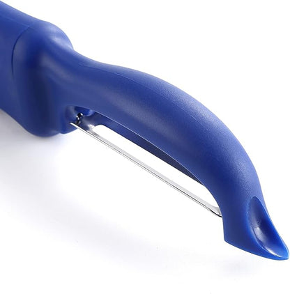 Spring Chef Premium Swivel Vegetable Peeler, Soft Grip Handle and Ultra Sharp Stainless Steel Blades - Perfect Kitchen Peeler For Veggie, Fruit, Potato, Carrot, Apple - Sapphire - Image 9