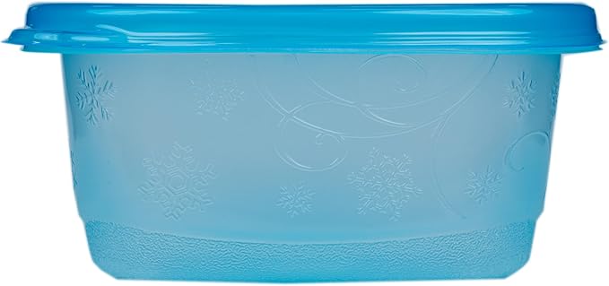 Glad GladWare FreezerWare Food Storage Containers with Lids, Small Rectangle BPA Free Plastic for Freezing Soups and Meal Prep, Crack Resistant, Microwave Dishwasher Safe, 24 Oz, 4 Count - Image 5