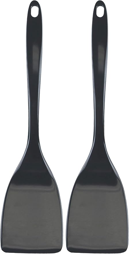 Reston Lloyd Calypso Basics Melamine Spatula, Charcoal, 1 Count (Pack of 2) by RestonLloyd