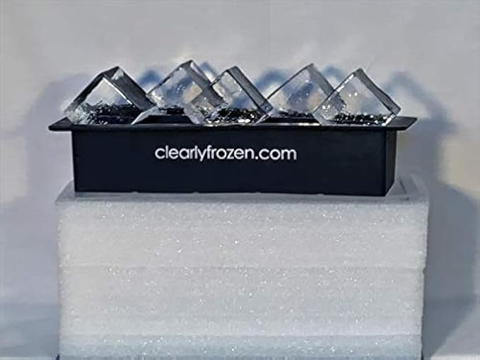 ClearlyFrozen Highest Rated (4.6 Star) Highest Capacity (Ten 2" Cubes) Clear Ice Tray - What Beats BEST and MOST? by ClearlyFrozen