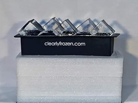 ClearlyFrozen Highest Rated (4.6 Star) Highest Capacity (Ten 2" Cubes) Clear Ice Tray - What Beats BEST and MOST? by ClearlyFrozen