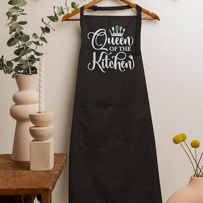 SANDJEST Funny Mens Aprons with Pockets for BBQ Grilling Cooking Grandpa Husband Apron for Birthday Christmas Father's Day