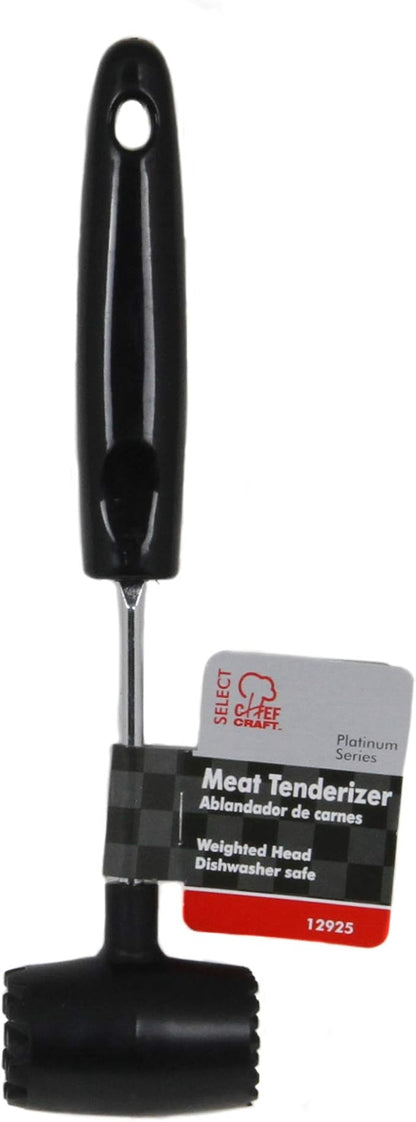 Chef Craft Select Meat Tenderizer, 9.5 inch, Stainless Steel/Black (Pack of 2) - Image 4