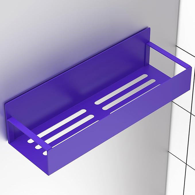 HuggieGems 4 Pack Magnetic Spice Storage Rack Organizer for Refrigerator and Oven, Purple Fridge Organizers and Storage - Image 5