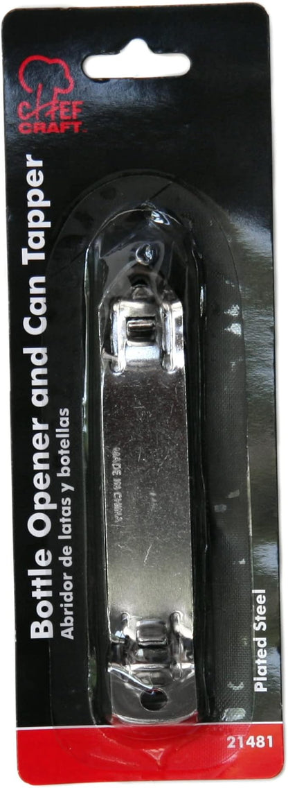 Chef Craft Select Iron Plated Bottle Opener, 4.25 inches in length, Gray - Image 2