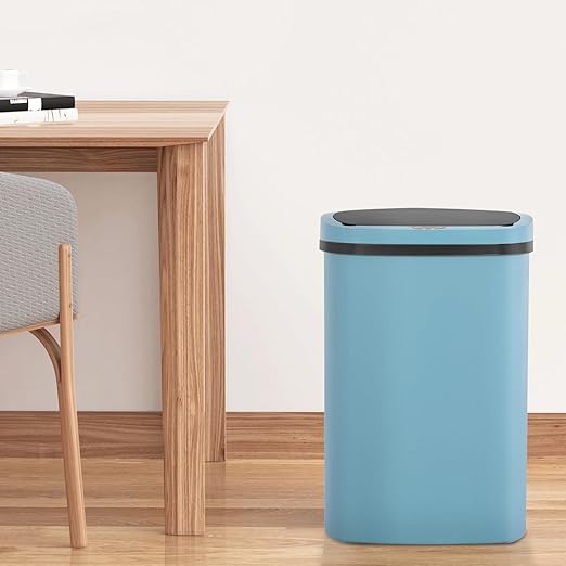 FDW Garbage Can 13 Gallon 50 Liter Kitchen Trash Can for Bathroom Bedroom Home Office Automatic Touch Free High-Capacity with Lid Waste Bin - Image 6