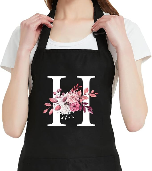 Personalized Aprons for Women with Pockets, Cute Aprons for Women Chef Baking, Cooking Gifts for Mom Birthday