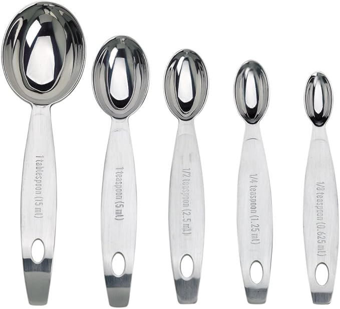 Cuisipro Stainless Steel Measuring Spoon Set Silver, Standard - Image 3