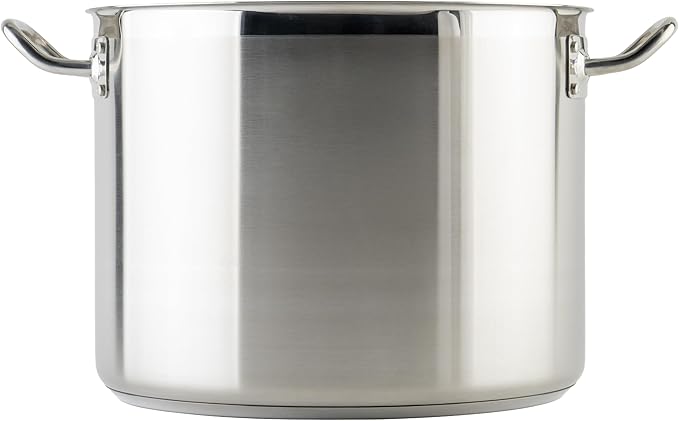 Winware Stainless Steel 24 Quart Stock Pot with Cover,Silver - Image 2