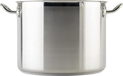 Winware Stainless Steel 24 Quart Stock Pot with Cover,Silver - Image 2