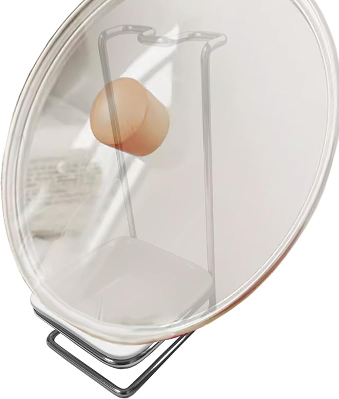 Steel Upright Ladle Holder Square White Ceramic Bowl Spoon Rest Rack Cooking Utensil Holder