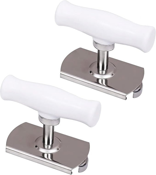 2Pcs Adjustable Jar Opener, Stainless Steel Labor-Saving Can Opener for Weak Hands Seniors, Universal Bottle Lid Gripper Tool for All Size Jars & Bottles