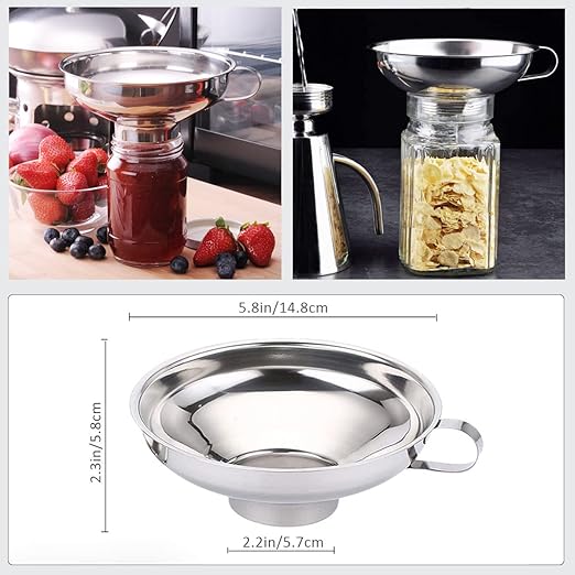 Canning Funnel for Kitchen Use, Wide Mouth Funnel for Mason Jars, Large Canning Funnels for Filling Bottles - Image 7
