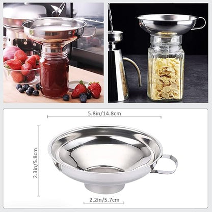 Canning Funnel for Kitchen Use, Wide Mouth Funnel for Mason Jars, Large Canning Funnels for Filling Bottles - Image 7