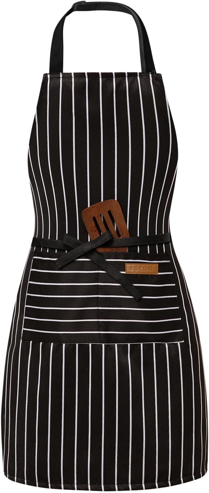 BeLuyi Adjustable Bib Apron with 2 Pockets Chef Cooking Kitchen Restaurant Aprons for Women Men by BELUYI