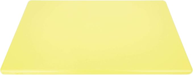 Thirteen Chefs Yellow Cutting Board - 18 x 12 Inch for Poultry and Chicken - Commercial Grade Plastic for Food Service, 1/2" Thick Dishwasher Safe Poly - Image 2