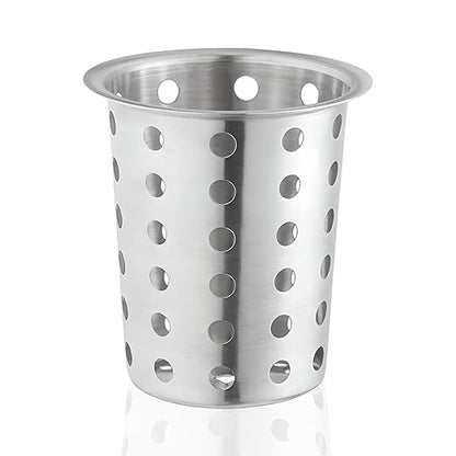 OCS Parts Stainless Steel Utensil Drying Cups | Stainless Steel | Perforated Kitchen Flatware and Silverware Holder by OCSParts