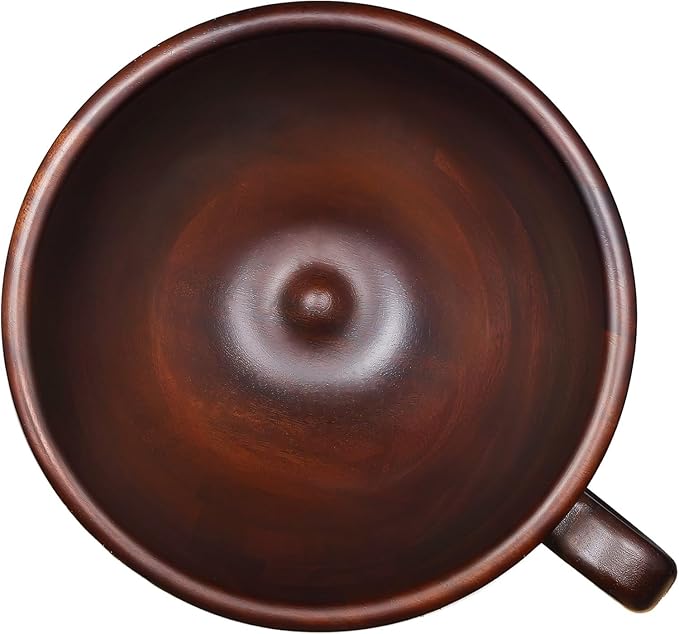 ULTICOR Premium Walnut Wood Mixing Bowl with Handle – Compatible with KitchenAid Mixer Bowl 4.5 & 5 QT Tilt-Head (K45, KSM75, KSM150 Series) – 5 Quart Wooden Bowl w/Stainless Steel Locking Base