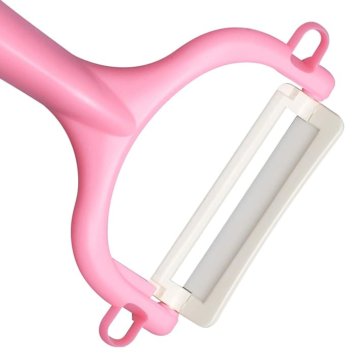 Kyocera Advanced Ceramic Horizontal Y Peeler, Pink - Image 2