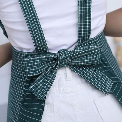 Cute Apron for Women with Pockets, Comfortable Kitchen Apron, Perfect for Cafe Shop, Baking, Gardening, Cooking.