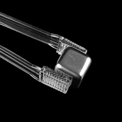 J-Chen 15PCS Plastic Buffet Serving Tongs Mini Serving Utensil Tongs Appetizers Tongs Clear Kitchen Tongs 6.3 Inch Small Ice Tongs for Tea and Coffee Party Catering Appetizers Desserts Cake Sandwich