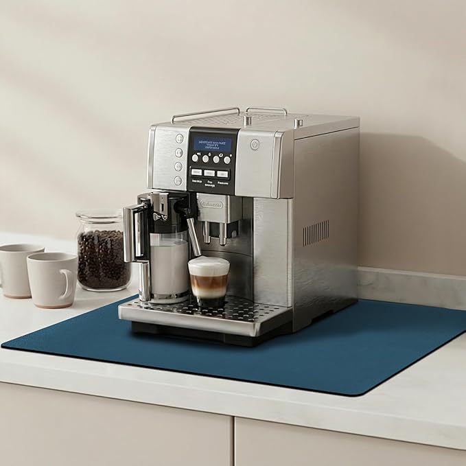 Dish Drying Mats for Kitchen Counter, Waterproof Coffee Mat for Countertop, Under Sink Mats, Coffee Bar Mat Accessories