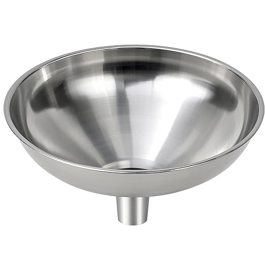 Kitchen Funnel, Stainless Steel funnels for Kitchen use Filling Bottles, one-piece Funnel is Seamless and can be Used to Transfer Oils, Spices, and Powder mixes, and is Easy to Clean by Unknown