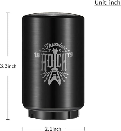 Automatic Beer Bottle Opener with Magnetic Cap Catcher, Stainless Steel One-Handed Lid Opening Spring Loaded Push&Pop for Kitchen Home Bar Restaurant Household Utensils Beer Accessories Gift