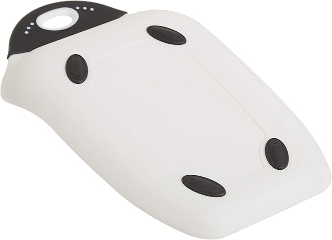 Dexas Chop & Scoop Cutting Board, Small 6.5 by 10.5 inches, White with Black Handle - Image 5