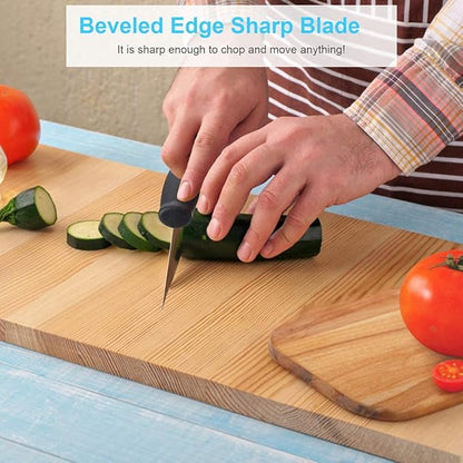 UUBAAR Bench Scraper & Chopper - 6 Inch Stainless Steel Dough Cutter with Contoured Grip, Multi-Purpose Kitchen Tool for Baking Cooking, Food Scraper Chopper & Pastry Knife - Image 4