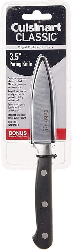 Cuisinart C77TR-3PR Triple Rivet Collection 3.5" Paring Knife, Black - Image 6