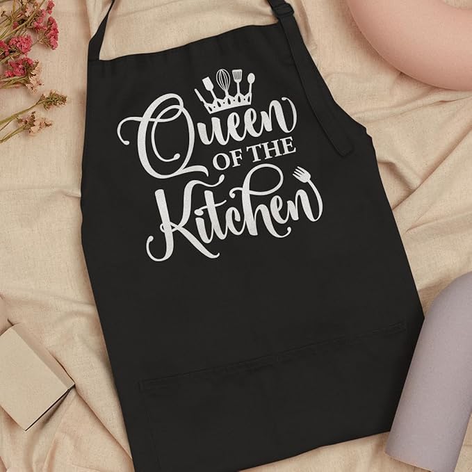 SANDJEST Funny Mens Aprons with Pockets for BBQ Grilling Cooking Grandpa Husband Apron for Birthday Christmas Father's Day