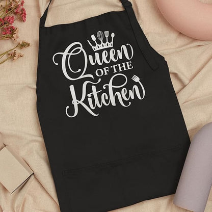 SANDJEST Funny Mens Aprons with Pockets for BBQ Grilling Cooking Grandpa Husband Apron for Birthday Christmas Father's Day