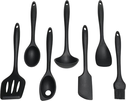 Chef Craft Premium Silicone Cooking Ladle, 11.25 inch, Black - Image 5