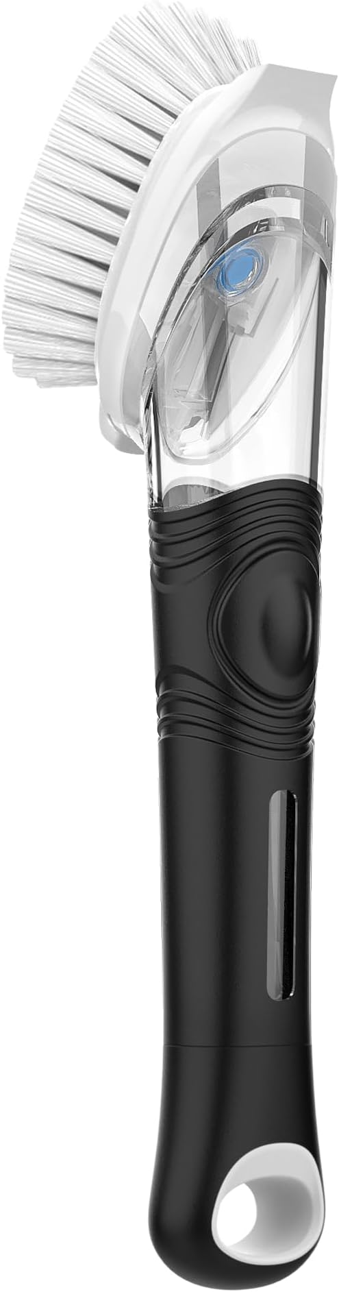 MR.SIGA Soap Dispensing Dish Brush, Kitchen Brush for Pot Pan Sink Cleaning, Black by MRSIGA
