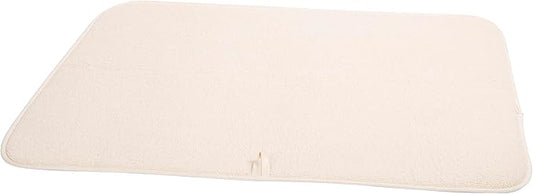 OGGI Absorbent, Reversible Microfiber Dish Drying Mat for Kitchen, Dish Drying Pad, 18 Inch x 24 Inch, Extra Large, Ivory