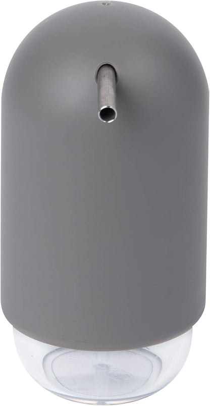 Umbra Touch Soap Dispenser Pump 13 oz (384 ml) Capacity for Liquid Soap or Hand Sanitizer, Easy to Refill, Grey by Umbra