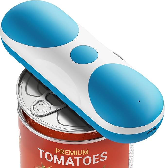 Electric Can Opener, One-Touch Automatic Can Opener, USB Rechargeable Electric Can Opener for Seniors with Arthritis- Cordless Battery Powered, Side Cut, Smooth Edge, Handsfree, for Any Size Cans by Aiorber
