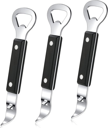 HANCELANT Can Punch Bottle Opener, Manual Stainless Steel Can Opener 3 Pack by HANCELANT