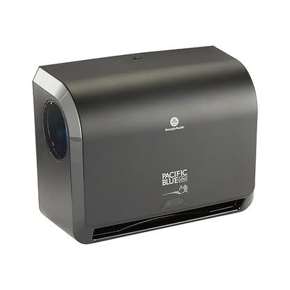 Georgia-Pacific Pacific Blue Ultra 9" Mini Automatic Paper Towel Dispenser by GP PRO (Georgia-Pacific), Black, 54518, 14.1" W x 6.5" D x 11.1" H - New Version by Georgia-Pacific