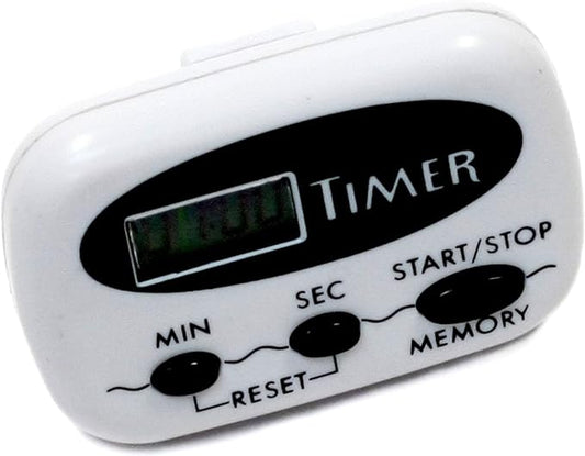 Chef Craft Select Digital Timer, 1 Piece 2.5 Inch, White